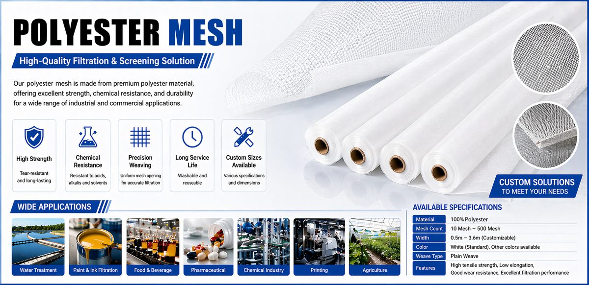 Polyester Filter Mesh (PET Monofilament)